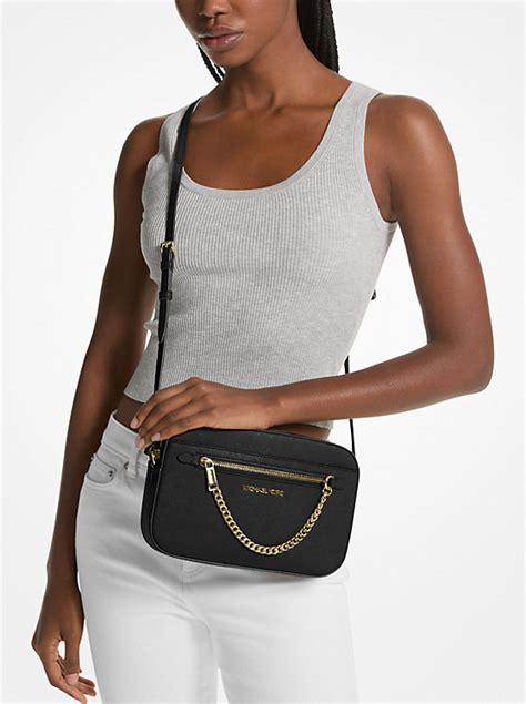 michael kors jet set double pouch crossbody|Michael Kors jet set item.